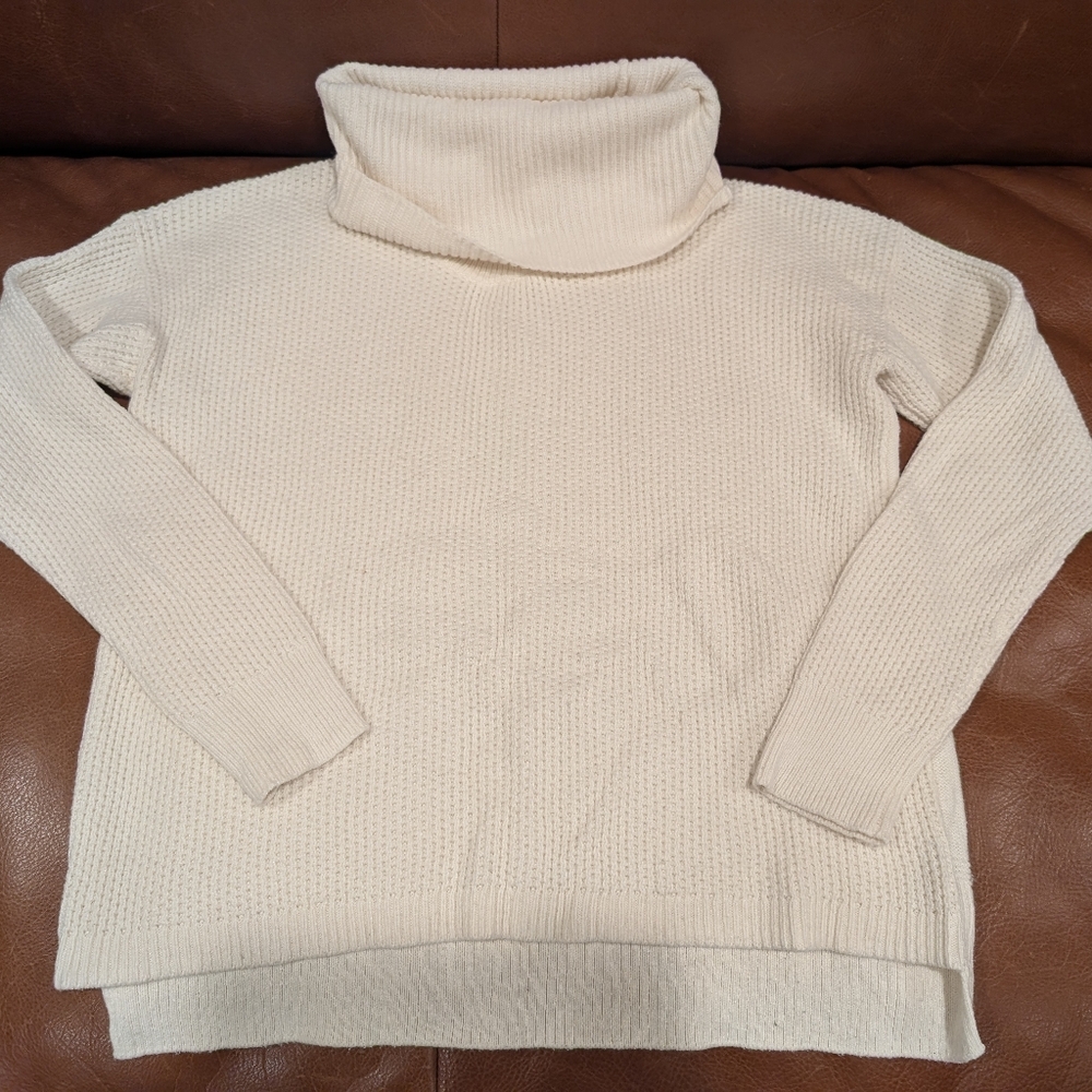 Madewell Convertible Turtleneck/Crewneck Long Sleeve Sweater